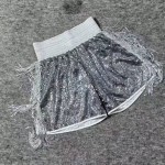 Men's Silver Sequin Vest & Shorts Set Men's Silver Sequin Vest & Shorts Set