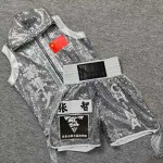 Silver Sequin Boxing Walkout Set Fight Trunks & Vest Silver Sequin Boxing Walkout Set Fight Trunks & Vest