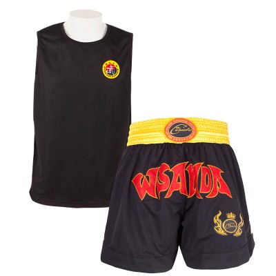 Quick-Drying Sanda Uniform (Black)