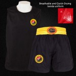 Quick-Drying Non-Embroidered Pattern Black Sanda Uniform Quick-Drying Non-Embroidered Pattern Black Sanda Uniform